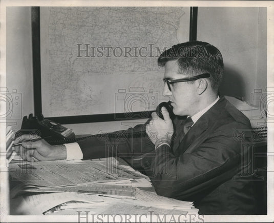 1959, Harry Cook, executive press secretary - abna25627 - Historic Images