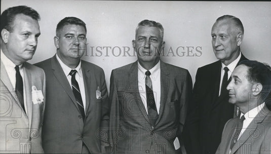 1965, Dr. David Cooper and others of State Dentist association - Historic Images