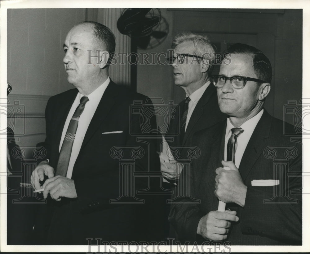 1963 Press Photo Senators Emmett Oden, Larry Dumas and Roland Cooper - abna25664 - Historic Images