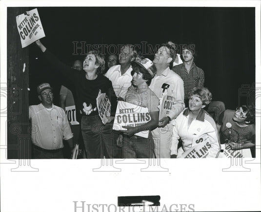1981, Birmingham, AL City Council Member Bettye Collins & Supporters - Historic Images