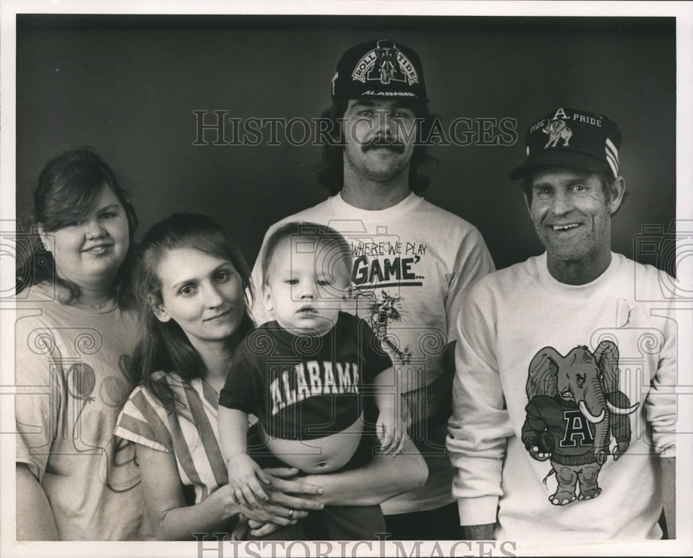 1989 Crimson Tide Fans, Alabama - Historic Images