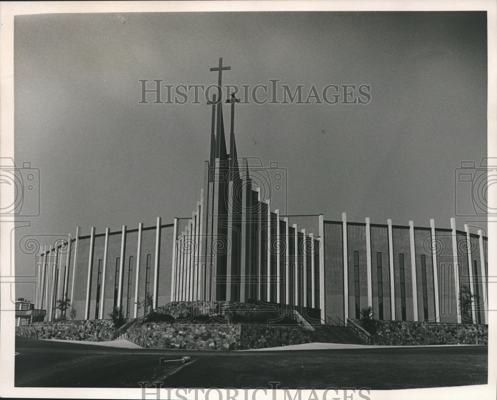 Press Photo Cathedral of the Cross, Alabama - abna25712 - Historic Images