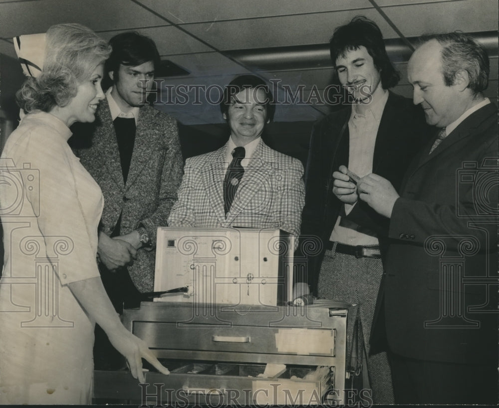 1973 German Students Tour Huntsville Medical Center Hospital - Historic Images