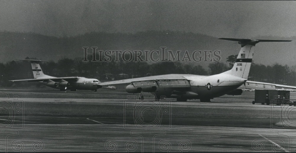 1979 NST Plane Leaving at Birmingham Municipal Airport, Alabama - Historic Images