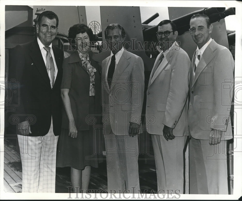 1977 Birmingham businessman Jack Beasley with Others at Election - Historic Images