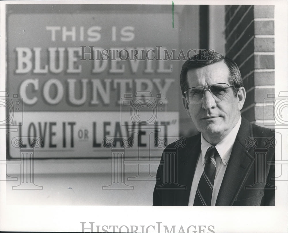 1988 Press Photo Jimmie Trotter, Principal of Mortimer Jordan High School - Historic Images