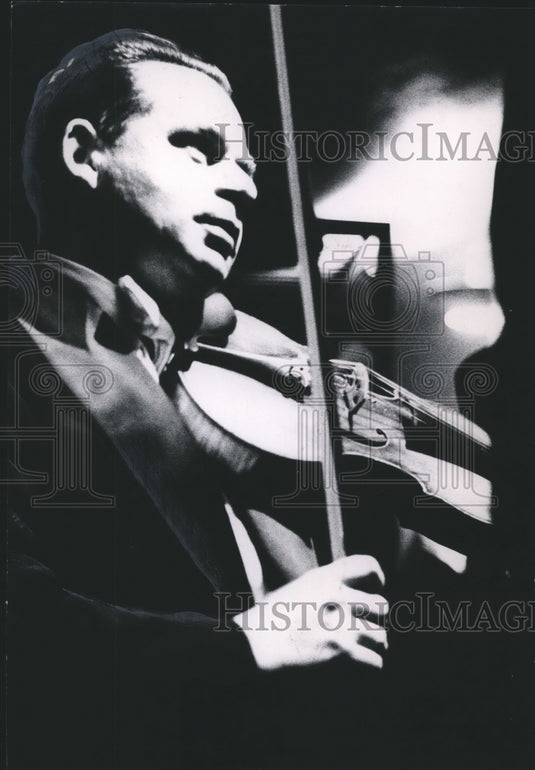 1968 Press Photo Harold Wolf, Concert master of Birmingham Symphony Orchestra - Historic Images