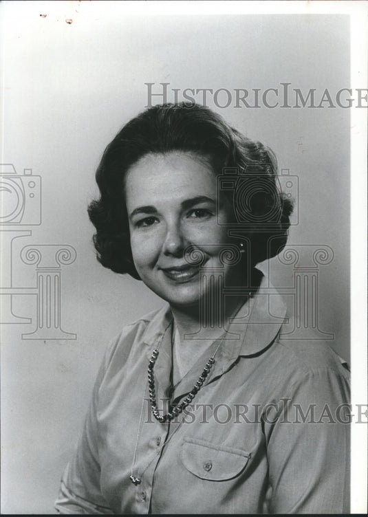 1980, Birmingham Music Club Junior Board President Mrs. Ernest Wood - Historic Images
