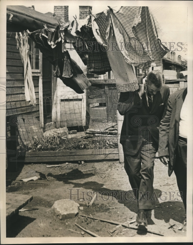 1966, Political Candidate Richmond Flowers on Slum Walk - abna26086 - Historic Images