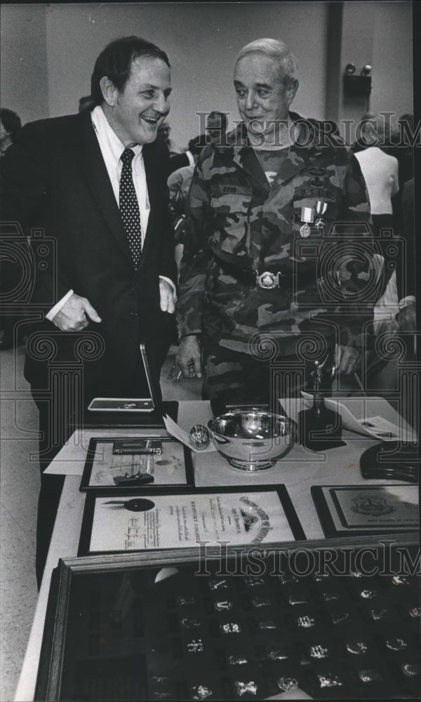 1982 Major General Henry Cobb at Retirement Ceremony - Historic Images