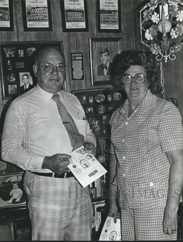 1981, Mr. and Mrs. John Clinkscales, Parents of Kyle Clinkscales - Historic Images