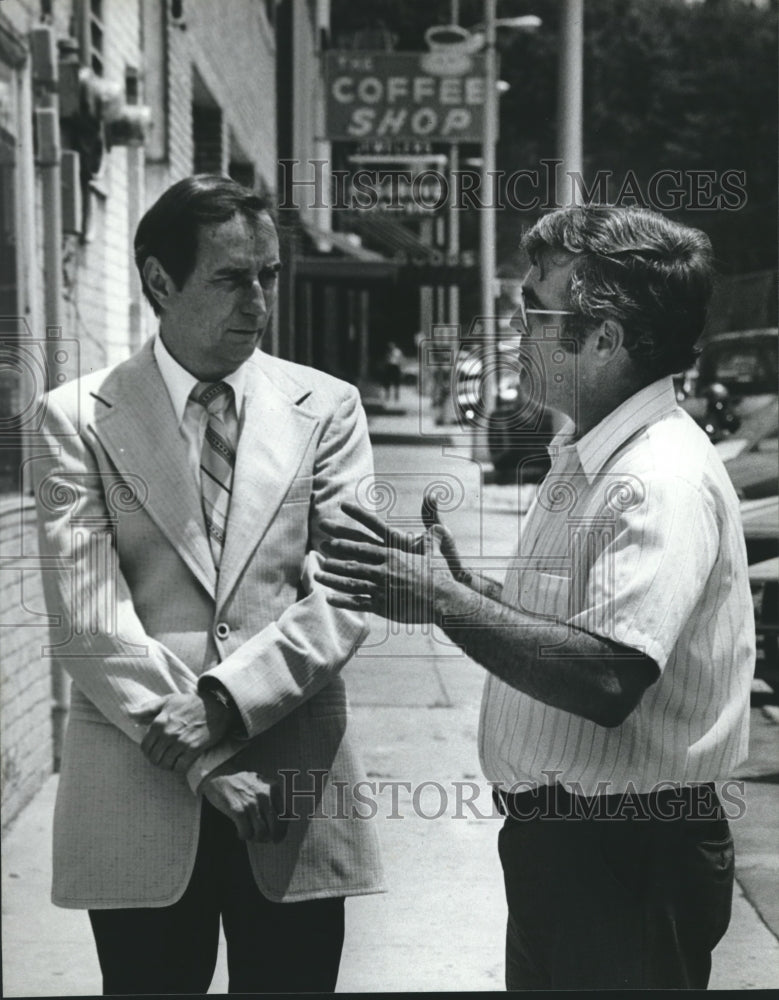 1980, Bob Burns, Mayor of Tarrant with Neal, Alabama - abna26166 - Historic Images