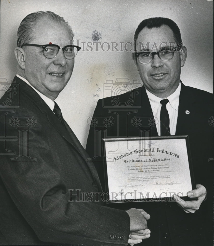 1964, Crawford M. Barrow and M. Rudolph Norton at Award Ceremony - Historic Images