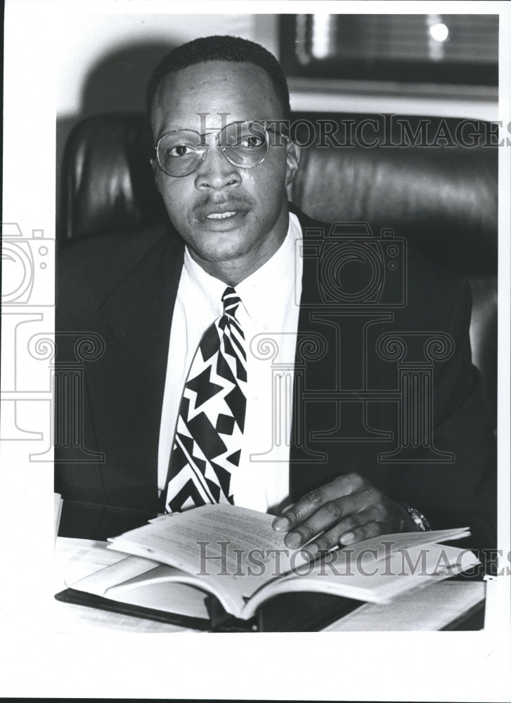 1993, New City Clerk in Fairfield Melvin Turner - abna26235 - Historic Images