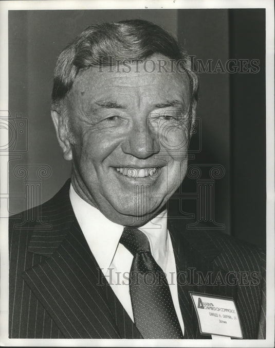 1978, President of Alabama Chamber of Commerce Charles H. Chapman Jr - Historic Images