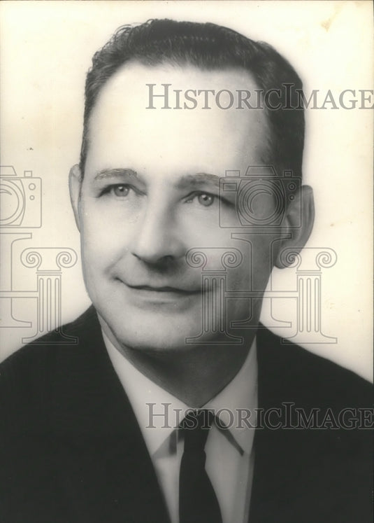 1962 Press Photo Robert M. Cleckler, President, First National Bank - abna26380 - Historic Images