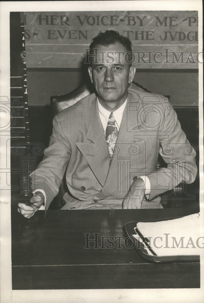 1949 Press Photo Judge W. H. DeBardeliben, Circuit Judge - abna26396-Historic Images