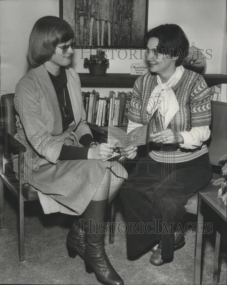 1977, Judy Bretz and Jenny DeBardeleben at NOW Conference, Alabama ...