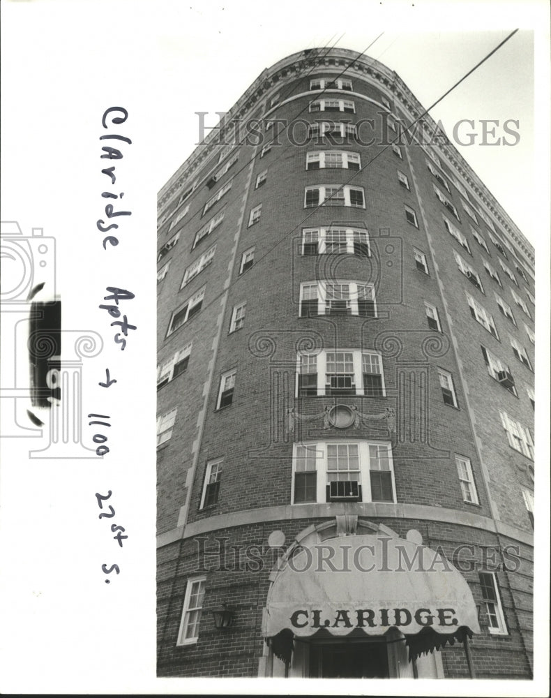 1981, Claridge Apartments on 27th Street South in Birmingham - Historic Images