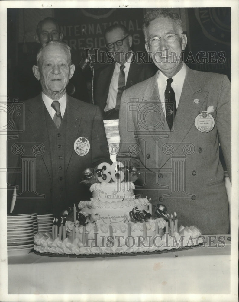 1958 Press Photo Civitan Club celebrates 36th anniversary, Birmingham - Historic Images