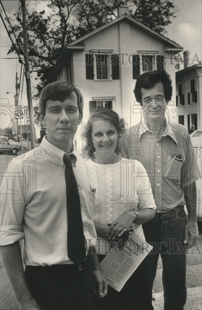 1984 Leaders of New Biracial Group Support Winners in Eutaw Election - Historic Images