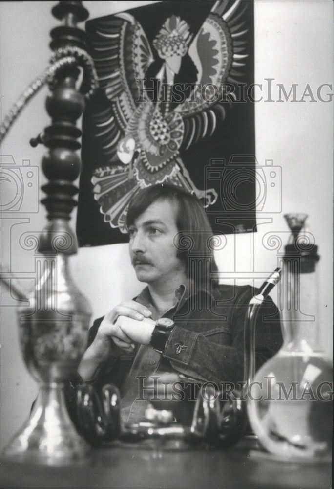1975 Press Photo Larry Blankenship, Former Undercover Police Officer, Birmingham - Historic Images