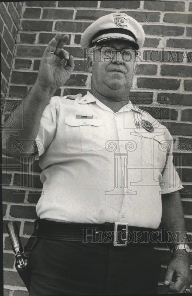 1975, O. W. Oscar Davis, Hoover Chief of Police - abna26735 - Historic Images