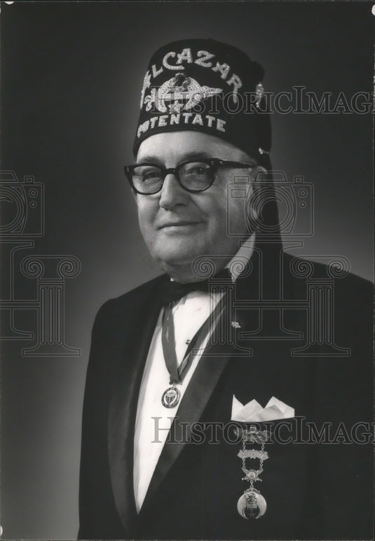 1963 Press Photo Horace O. Davis, Shriner - abna26784 - Historic Images