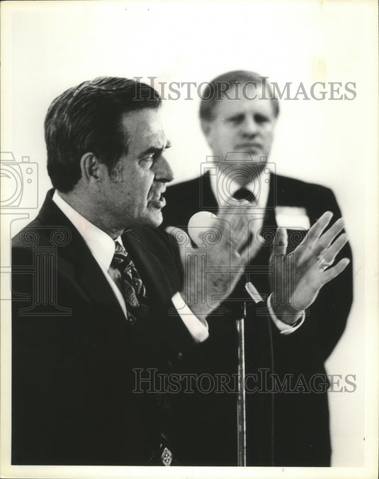 1980 Jeremiah Denton candidate for Alabama Senator speaks - Historic Images