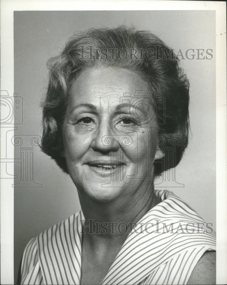 1970 Press Photo Mrs. Frieda Coggin, Alabama Bureau of Publicity &amp; Information - Historic Images