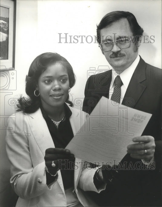 1980 Birmingham Police Officers Billy and Gwendolyn Webb, Alabama-Historic Images