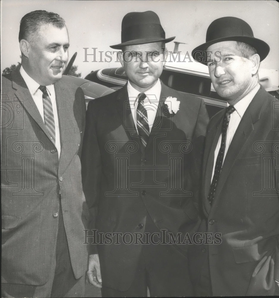 1961 Press Photo John Patterson, Robert Bradley, Virgis Ashworth - abna26891 - Historic Images