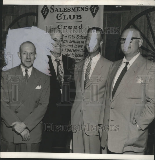 1953, New Officers of the City Salesmen's Club; David R. Wood - Historic Images