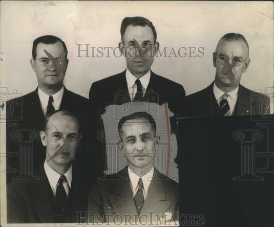 1944 George L. Wilson, purchasing agent with others - Historic Images