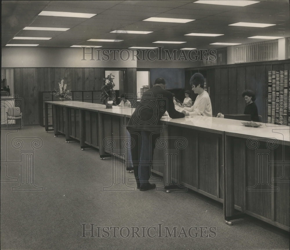 1967 Press Photo Birmingham, Alabama Buildings: Alabama Auto Association Office - Historic Images