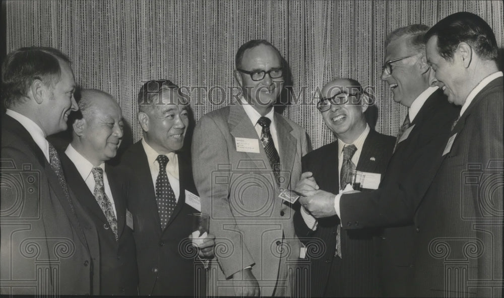 1976, Japanese Business Leaders, The Club on Red Mountain, Birmingham - Historic Images