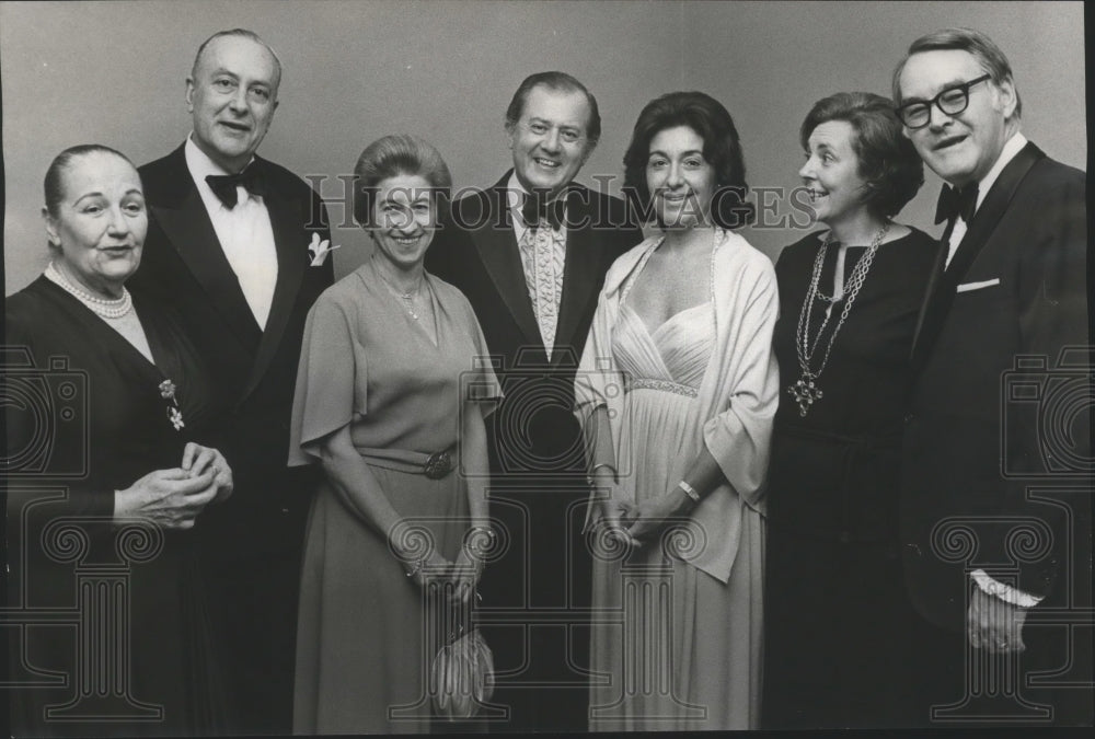 1976, Greek Ambassador honored after Symphony performance, Alabama - Historic Images