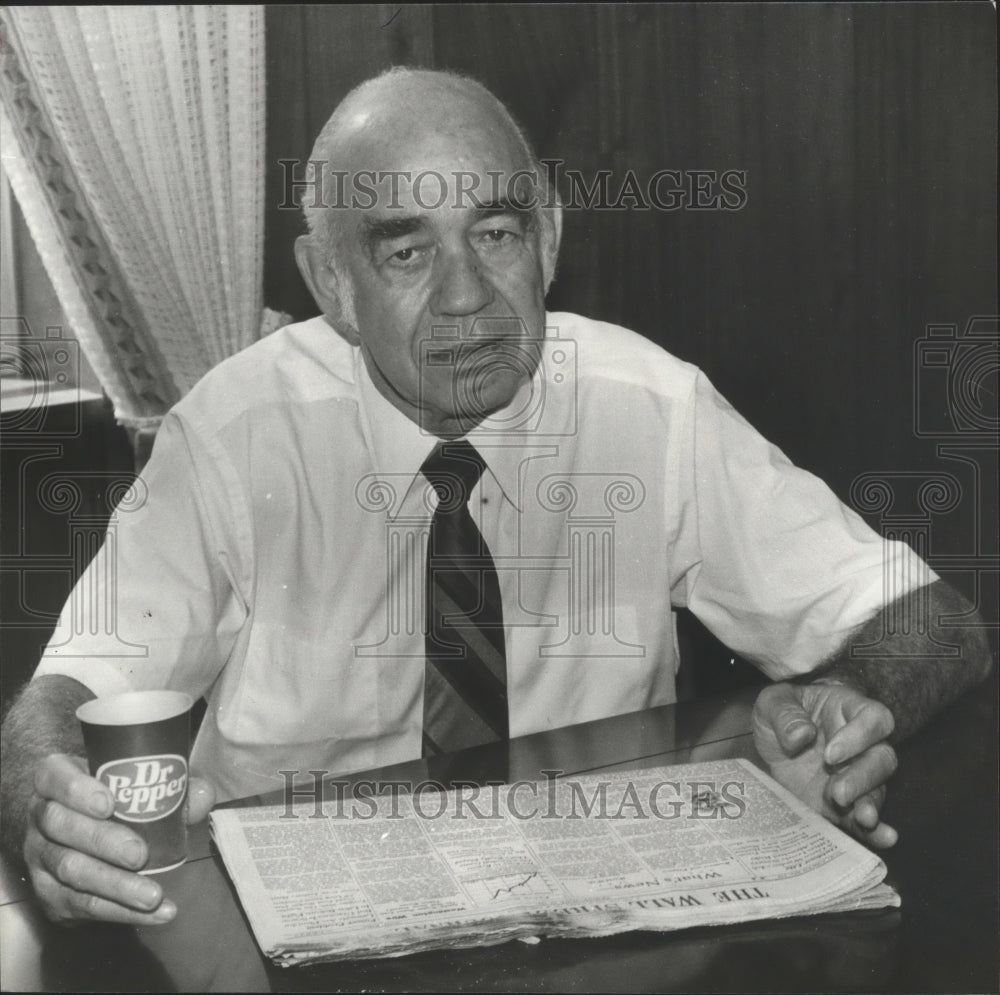 1981 W.W. 'Foots' Clements, chairman of the board of Dr. Pepper - Historic Images