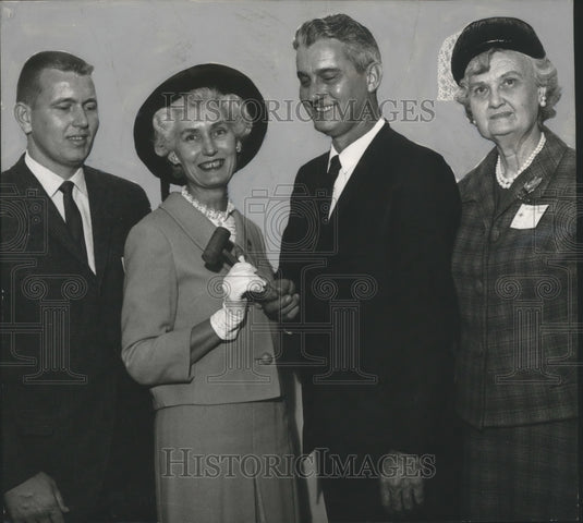 1966 Press Photo Officers of Alabama College Alumni Association at Montevallo - Historic Images