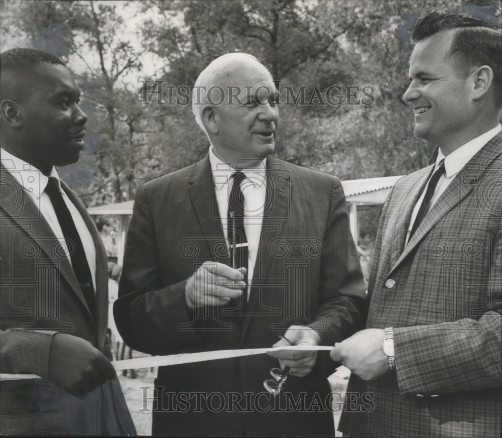 1961 Press Photo E.G. Walker, Stanley Reynolds, Willie Sanford, Alabama - Historic Images