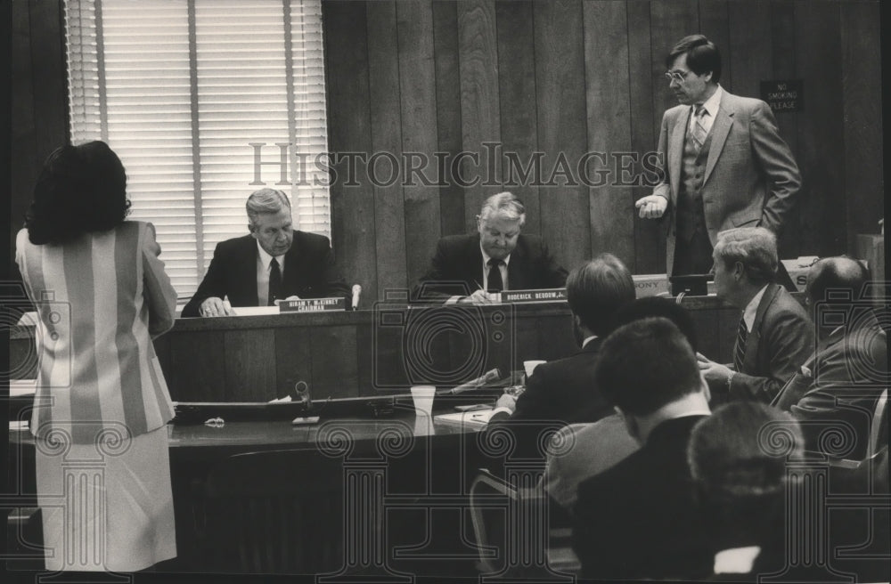 1985, Hiram McKinney, Roderick Beddow, James Fields, trial, Alabama - Historic Images