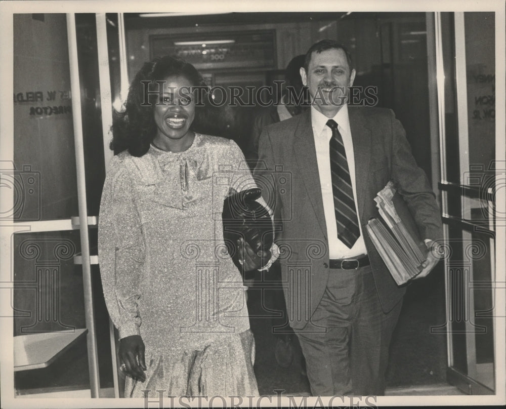 1985 Birmingham Police Officers Mrs. and Mrs. Billy Webb, Alabama - Historic Images