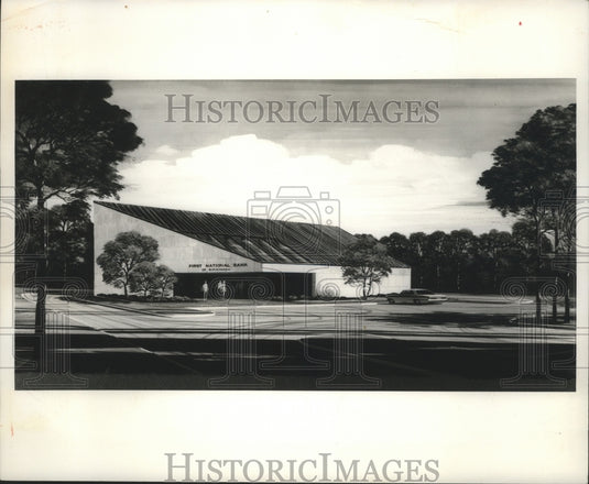 1974, First National Bank, Vestavia Hills, Alabama - abna27331 - Historic Images