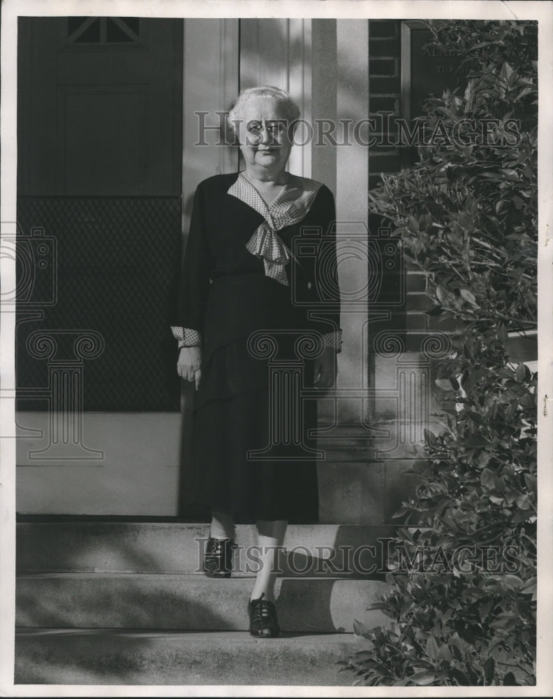 1956 Dr. Hallie Farmer of University of Montevallo, Alabama - Historic Images