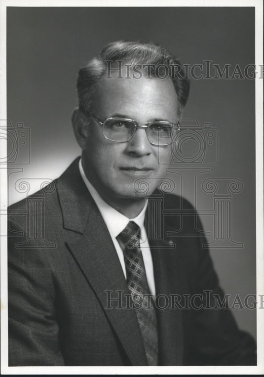 1975, President R. Caldwell Englund, Daniel Realty Corp., Alabama - Historic Images