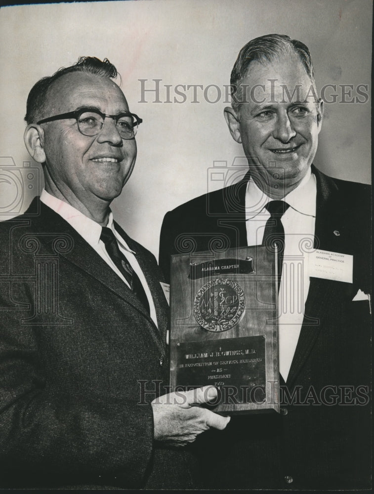 1960 Press Photo American Academy of General Practice, Dr. W Edwards, Dr. Owings - Historic Images