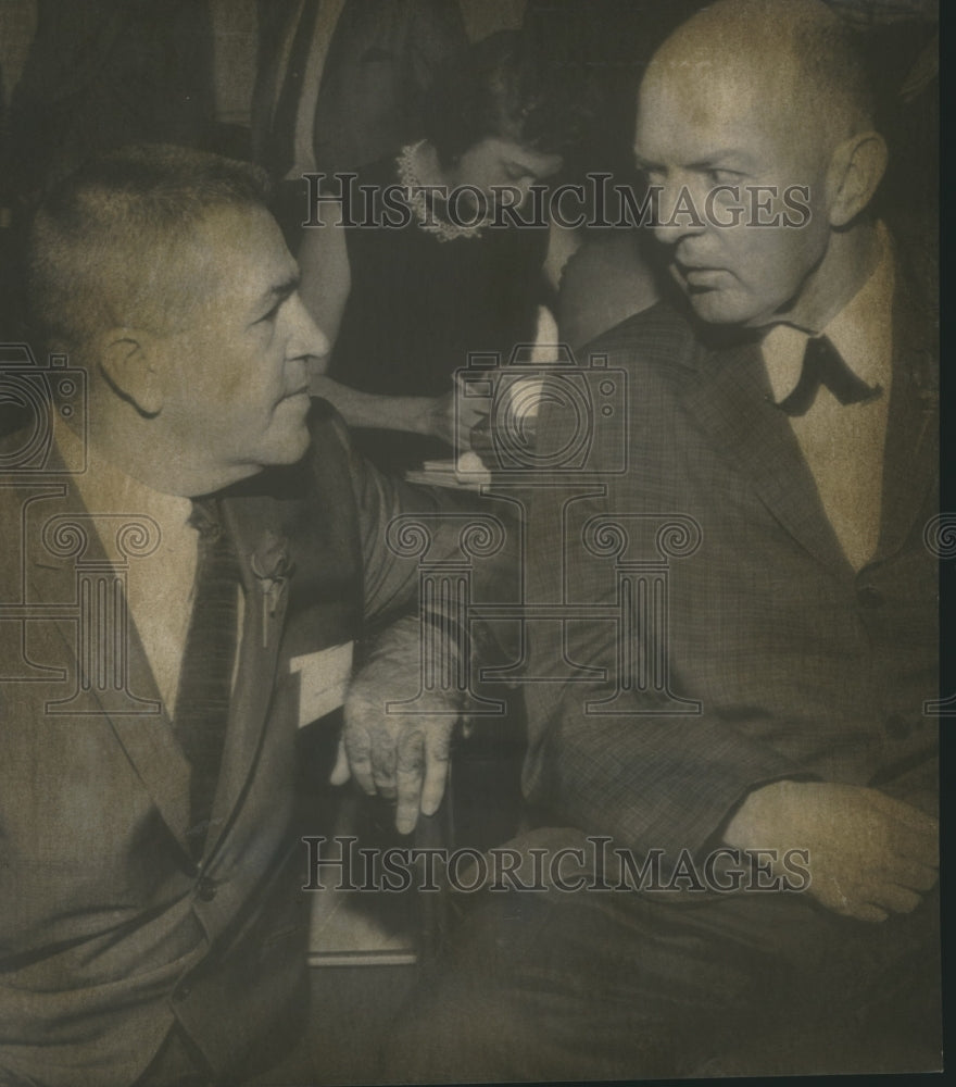 1967 Press Photo Rankin Fite and B.L. Cantrell, Politicians from Alabama - Historic Images