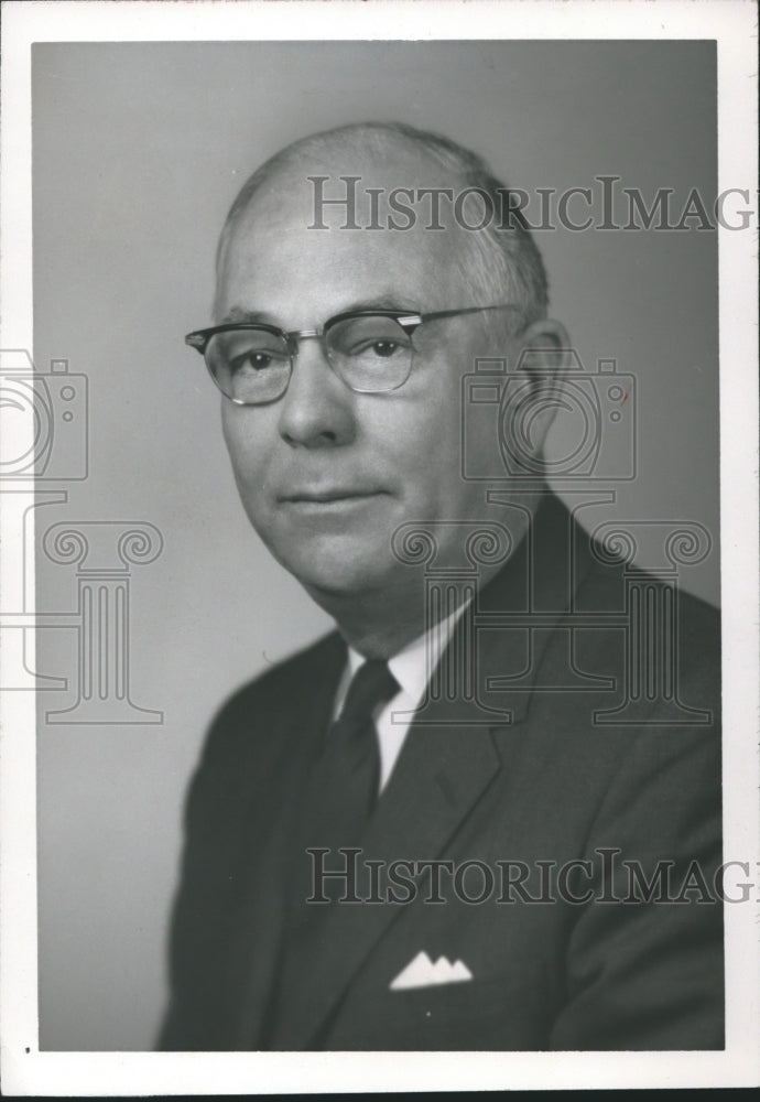 1966 Press Photo First National Bank - Dan B. Flautt, Birmingham, Alabama - Historic Images