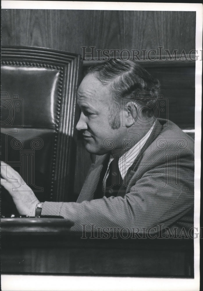 1975 Press Photo Representative Tom Drake, Crooked Politician - abna27592 - Historic Images