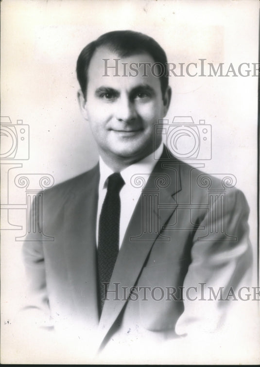 1967 Press Photo James S. Crow of First National Bank in Birmingham, Alabama - Historic Images